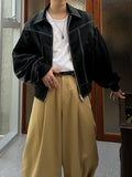 Force Stitch Leather Jacket