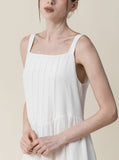 Neillo pintuck sleeveless long one piece