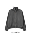 Pigment Ethnic Line Brushed Zip-Up