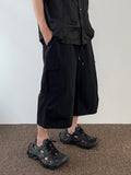 Nylon Cozy Cargo Bermuda Pants