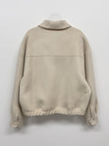 [wool100%/handmade] Bijo Collar Wool Short Blouson