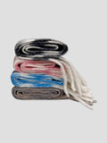 Heavy hairy striped muffler