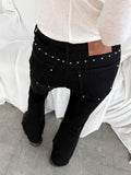 HEAT BLACK BOOTSCUT PANTS