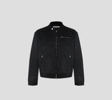 Western crop suede jacket