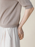 [Premium] Whole Garment Rosa Ribbed Round Knit