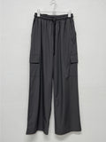 [summer] Planning cargo banding wide pants