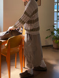 Summer Openwork Stripe Knit