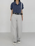 Pigment Nylon Overfit Short Sleeve Shirt