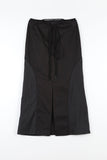 see-through mesh long skirt