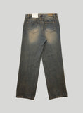 Western Mood Sand Wide Denim