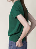 Puff Button Up Linen Knit