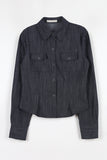 Indigo Snap Shirt