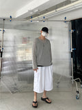 Linen Square-Neck Knit