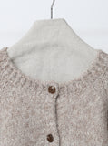 Boxy Wool Daily Cardigan