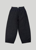 Kuro Non-Fade Balloon Wide Denim