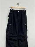 Hip Snap Nylon Cargo Pants