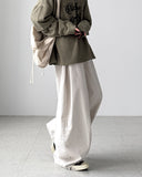 Natty Herringbone Balloon Pants