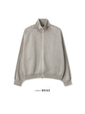 Pigment Ethnic Line Brushed Zip-Up