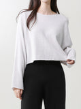 [Premium] Whole garment cashmere raglan knitwear