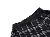 Diable Check Layered Denim