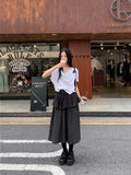 UNBAL SHOULDER COTTON TOP