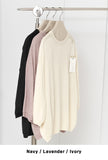 [Premium] Zenda Whole Garment Round Knit
