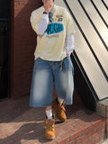 Hipster Mood Sand Bermuda Denim