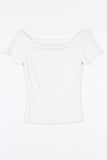 Leah off-shoulder tee