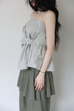 Cree Cotton Wrap Tube Top