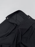 French Stripe Wide Slacks