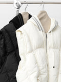 Knit Hood Padded Vest