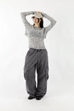 Heart washing cargo pants