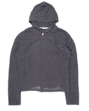 SOFT KNIT HOOD ZIP-UP