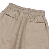 Patch Balloon Two-Tuck Banding Pants