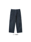 Round Cargo Pocket Dyeing Pants