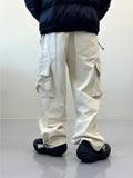 Dea Zipper Wide Cargo Pants