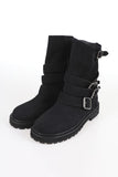 Round three belt boots