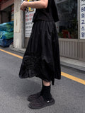 SHIRRING VOLUME LONG SKIRT