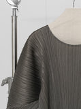 [Premium] Issey Pleats Kabra Sleeve Long One Piece