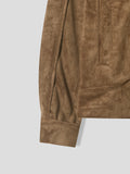 Crop Suede Biker Jacket