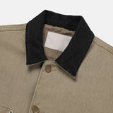 Quadra Pocket Pigment Collar Work Jacket