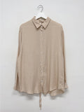 Page Backslit Loose Fit Shirt
