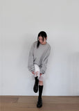 CROPPED LOOSE SWEATSHIRT