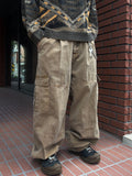 Ku Pigment Cut Cargo Pants