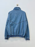 Nerd Overfit Denim Zip-Up Jacket