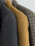 Single 3 button wool overfit coat jacket