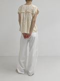 Jijel shirring flare blouse