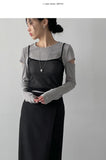 Cutting Rib T-shirt