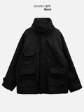Blend neck bijoline short coat