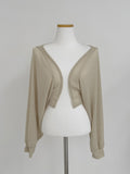 Summer Linen Balloon Bolero